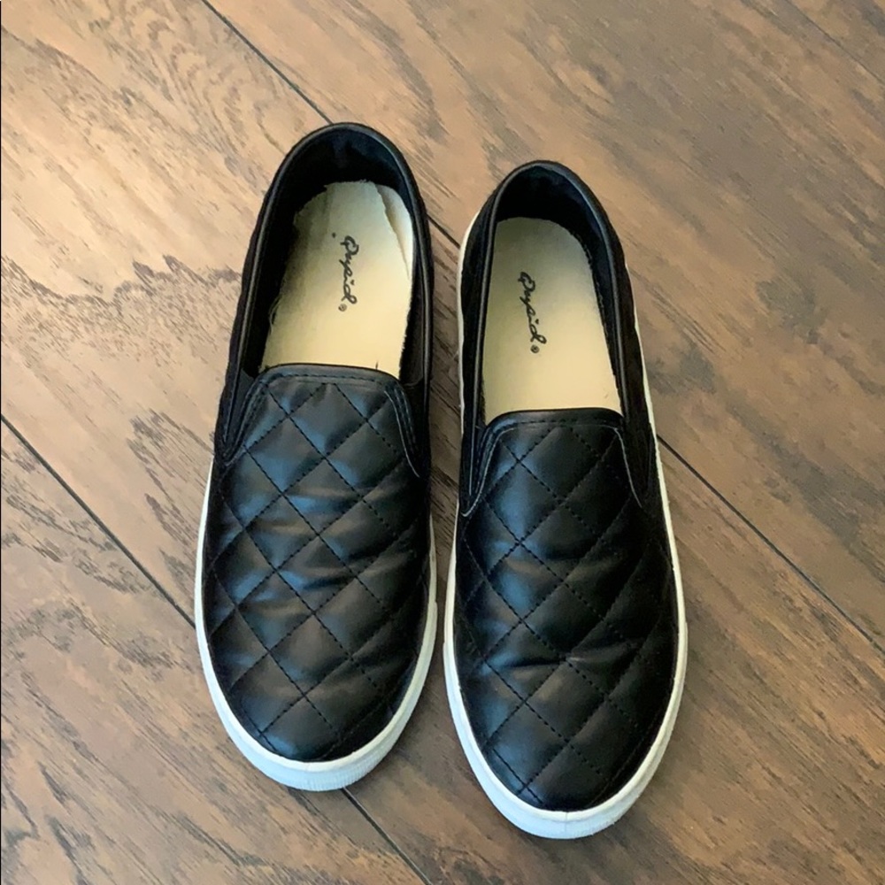 Qupid Black Shoes sz 8
